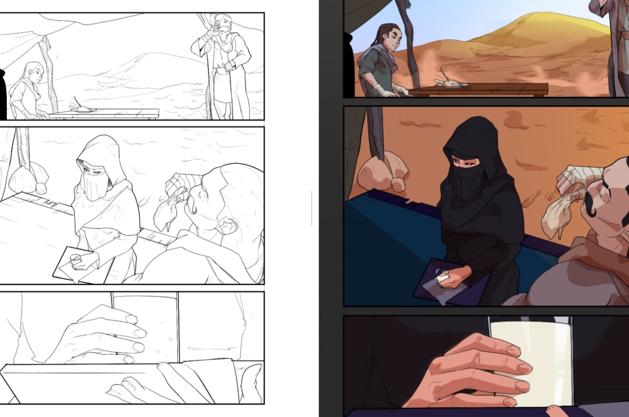 Comic and Story boarding